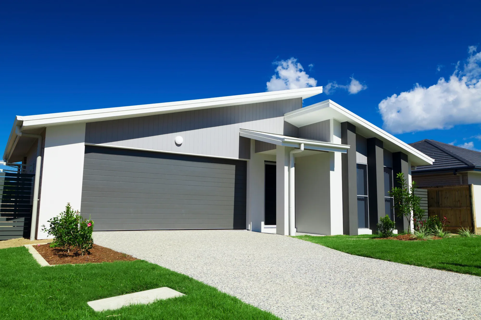 Finished exposed aggregate driveway across Melbourne's north